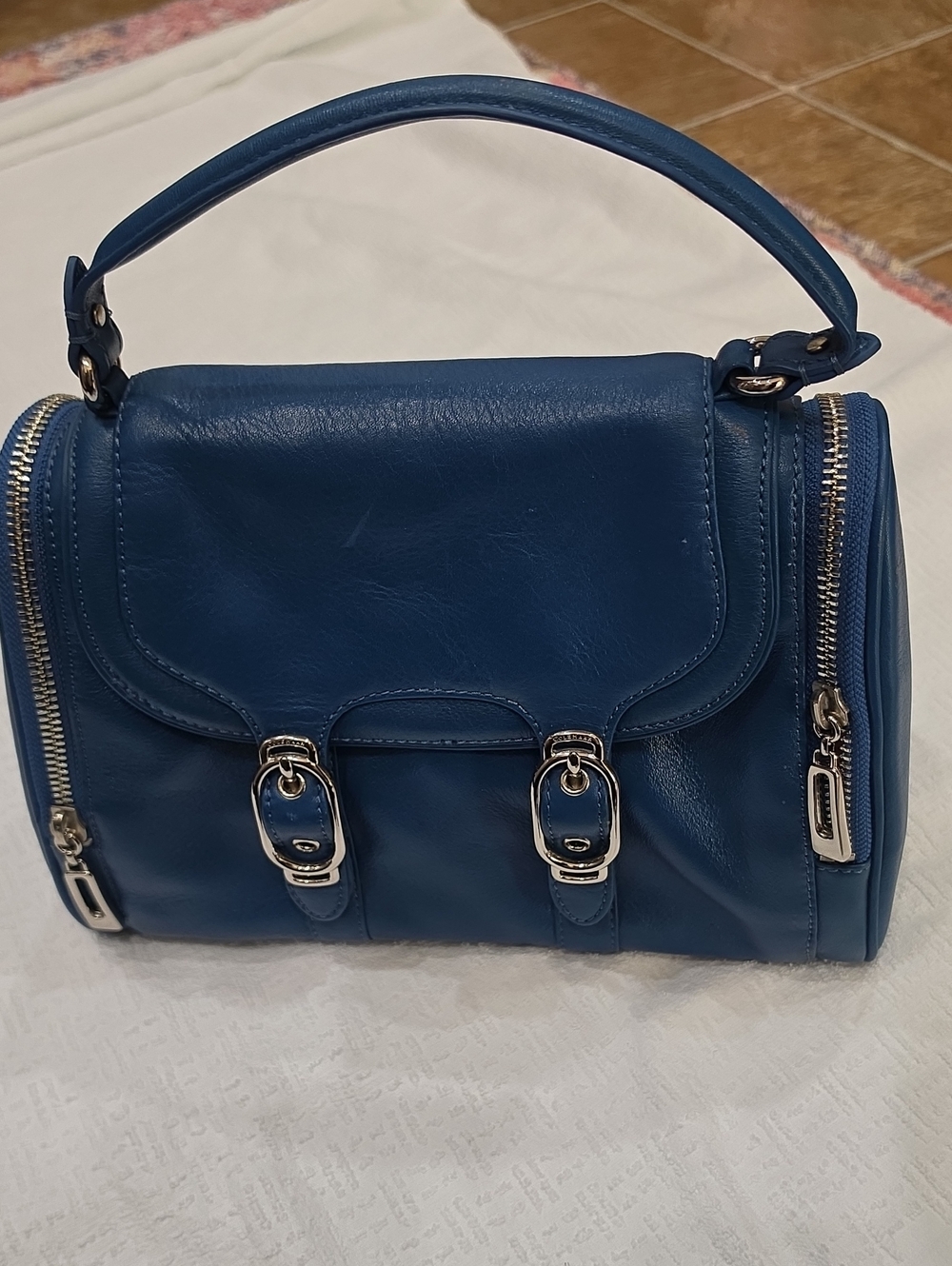 Rare Cole Haan Cerulean Blue Handbag